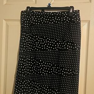 WHBM polka dot skirt
